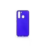 Techaks T12772-TCHS Galaxy A21 Kılıf Yumuşak Dokulu Renkli İnce Silikon Soft Kapak Premier - Saks Mavi