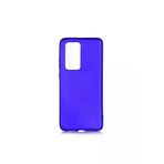 Techaks T12982-TCHS Huawei P40 Pro Kılıf Yumuşak Dokulu Renkli İnce Silikon Soft Kapak Premier - Saks Mavi