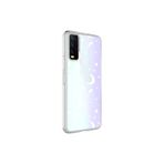 Techaks T21427-TCHS Vivo Y20 Kılıf Zore M-Blue Desenli Kapak - Moon No4