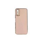 Techaks T21652-TCHS Vivo Y20 Kılıf Zore Bark Kapak - Rose Gold