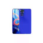 Techaks T21893-TCHS Redmi Note 11 Global Kılıf Yumuşak Dokulu Renkli İnce Silikon Soft Kapak Premier - Saks Mavi
