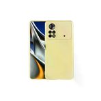 Techaks T21954-TCHS Poco M4 Pro 4G Kılıf Yumuşak Dokulu Renkli İnce Silikon Soft Kapak Premier - Gold