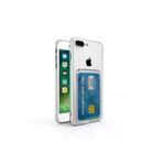 Techaks T23769-TCHS Iphone 8 Plus Kılıf Kartlıklı Şeffaf Zore Setra Clear Silikon Kapak - Renksiz