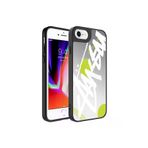 Techaks T26777-TCHS Iphone 8 Plus Kılıf Aynalı Desenli Kamera Korumalı Parlak Zore Mirror Kapak - Yazı