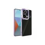 Techaks T32066-TCHS Redmi Note 13 Pro 4G Kılıf Kamera Lens Korumalı Kenarları Renkli Logo Gösteren Omega Kapak - Lila