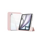Techaks T36461-TCHS Ipad Air 11 2025 M3 Kılıf Magnetik Ayrılabilen Airbagli Sliding Tablet Kılıfı - Pembe Açık