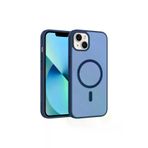 Techaks T41335-TCHS Iphone 14 Kılıf M-Safe Şarj Özellikli Tchs Babet Kapak - Mavi