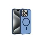 Techaks T41339-TCHS Iphone 15 Pro Kılıf M-Safe Şarj Özellikli Tchs Babet Kapak - Mavi