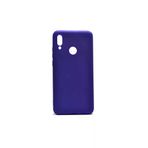 Techaks T6835-TCHS Huawei P Smart 2019 Kılıf Yumuşak Dokulu Renkli İnce Silikon Soft Kapak Premier - Saks Mavi
