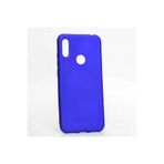 Techaks T7982-TCHS Huawei Honor 8A Kılıf Yumuşak Dokulu Renkli İnce Silikon Soft Kapak Premier - Saks Mavi