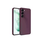 Techaks TCHS-25765 Galaxy S23 Plus Kılıf Kamera Korumalı İçi Kadife Lansman Yumuşak Dokulu Kapak Mara-Koyu Mor