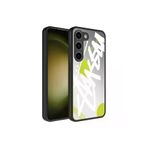 Techaks TCHS-26812 Galaxy S23 Plus Uyumlu Aynalı Desenli Kamera Korumalı Parlak Zore Mirror Kılıf-Yazı