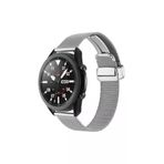 Techaks TCHS-27643 Huawei Honor Magic 2 46Mm Uyumlu Krd-85 22Mm Metal Zore Kordon-Gümüş