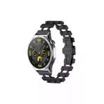 Techaks TCHS-30454 Huawei Honor Magic 2 46Mm Uyumlu Clo- Krd-96 22Mm Metal Kordon-Siyah