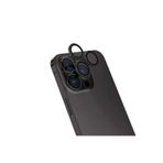 Techaks TCHS33032 Apple Iphone 16 Pro Max Zore Cl-15 Parmak İzi Bırakmayan Anti-Reflective Kamera Lens Koruyucu-Siyah