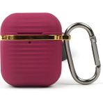 Tech&bello accessories 1 ve 2 Nesil Premium Koruyucu Kulaklık Kılıfı - Vişne