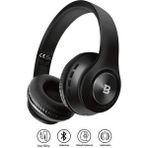 Tech&bello accessories Kablosuz Kulaküstü Bluetooth Kulaklık Stereo-Mikrofon-Aux Sd Kart HK-036 - Siyah