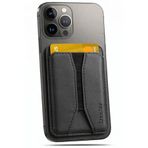 Tech&bello accessories Magsafe Cüzdan Kartlık Standlı Pu Deri Manyetik Tüm Telefon Modelleri İle Uyumlu