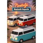 Tech&bello accessories Nostaljik Işıklı Bluetooth Hoparlör | Fm Radyo, Usb, Aux ve Hafıza Kartı Destekli Nostalji 2 - Çok Renkli