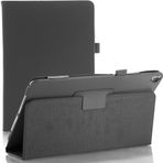 TechDealsUK iPad 10.2 9. Nesil (2021) 8./7. Nesil (2020/2019), iPad Pro 10.5 (2017), iPad Air 3 (2019) (Gri) için PU Deri Stand Folyo Kılıf