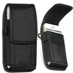 TechDealsUK Naylon Kemer Döngüsü Kalça Kılıfı Cep Telefonu için Velcro Kılıf Evrensel Kılıf iPhone 4 Galaxy S3 Mini 125 x 65 mm İç Boyutlar