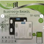 Techfit Vücut Analizli Dijital Baskül Tf-1075 (Bluetooth Özellikli) Hassas Ölçüm (2.5-180Kg)
