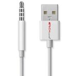 Techgear adaptör kablosu Apple iPod shuffle ve shuffle Clip 3 G ve 4 G için (USB-Kablosu, şarj ve senkronize edin, Mac ve PC için uygundur)
