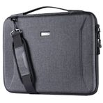 TECHGEAR Dizüstü Bilgisayarlar için Sert Kabuk Kılıf, Fermuarlı Seyahat Darbeye Dayanıklı Kol Kılıfı, Omuz Askısı, MacBook Pro 16 inç 2019-2021, MacBook Pro 15.4", Surface Book 3/2, Surface Laptop 4/3