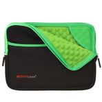 TECHGEAR Pro Sleeve [10] Neopren koruyucu kılıf fermuarlı ve şok önleyici kabarcık iç donanım iPad Mini 4, 3, 2, 1, Samsung Tab 8,0, Iconia 8,0, Asus MeMo Pad 8, ZenPad 8 için - yeşil