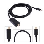 Techmaster 1.8 m 4 K Type-C to Mini Displayport Thunderbolt Erkek Çevirici