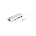 Techmaster 6in1 Type-C To HDMI 2 USB 3.0 Gigabit Sd Kart Type C Çevirici