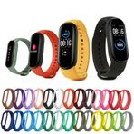 Techmaster Açık Mavi Xiaomi Mi Band 5 Mi Band 6 Mi Band 7 TME Silikon Kordon Kayış
