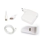 Techmaster Apple MacBook Pro 13" A2251-2020 Type-C Usb-C Adaptör Şarj Cihazı