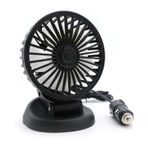 Techmaster Araç Araba Otomobil Mini Vantilatör Fan Pervane Soğutucu 12V FAN20