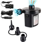 Techmaster Elektrikli Hava Pompası Plastik Malzeme ile Taşınabilir Şişme Yatak ve Havuz İçin 50W