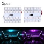 Techmaster Kumandalı Tüm Araçlara Uyumlu Araç İçi Sofit T10 Led Rgb 48 Led
