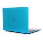 Techmaster MacBook Air 13 A1932 2018 A2179 2020 Kristal Şeffaf Kapak Mavi Açık Kılıf