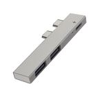 Techmaster Macbook Pro Air için 2x Usb 3.0 Type-C Şarj Hub Adaptör Çevirici