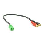 Techmaster Renault Megane Clio Aircus Rca 6pin SKU47 Ses Kablosu