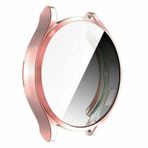 Techmaster Samsung Galaxy Watch 4 40mm Silikon Kapak Kılıf Ekran Koruyucu Rose Gold