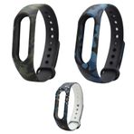 Techmaster Xiaomi Mi Band 2 Akıllı Bileklik TME Kordon Kayış Kamuflaj Desen