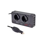 TechMore 200 Watt 12-220v Modified Sinus Inverter 4 X Usb Superbox-pc-led Aydınlatma Içindir