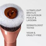 Techniques Glow Yuvarlak Tabanlı Makyaj Fırçası, Sıvı Krem Makyaj İçin, Parlatma Karıştırma Kapsama Için Düz Üst Fondöten Fırçası, Yoğun Sentetik Kıllar, Vegan Zulüm İçermez, 1 Adet