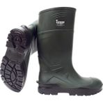 Techno Boots 30 Derece Soğuğa Dayanıklı S4 Çelik Burunlu Poliüretan Çizme - Haki - Yeşil
