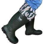 Techno Boots Büzmeli Iş Güvenlik Çizmesi - Haki