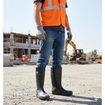 Techno Boots Poliüretan Soğuğa Dayanıklı Kısa Çelik Burunlu Siyah Çizme