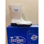 Techno Boots S4 Kısa Boy Çelik Burunlu Poliüretan Çizme - Beyaz