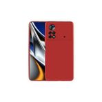 Techno Guru Poco M4 Pro 4g Için Esnek ve Şık Soft Premier Silikon Kılıf - Kırmızı