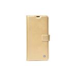 Techno Guru Poco X3 Gt Için Kar Deluxe Kapaklı Cüzdan Kılıf - Gold