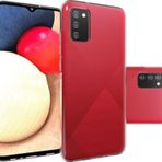 Techno Guru Samsung Galaxy A02S Esnek Ve Şeffaf Sheer Premium Tpu Silikon Kılıf